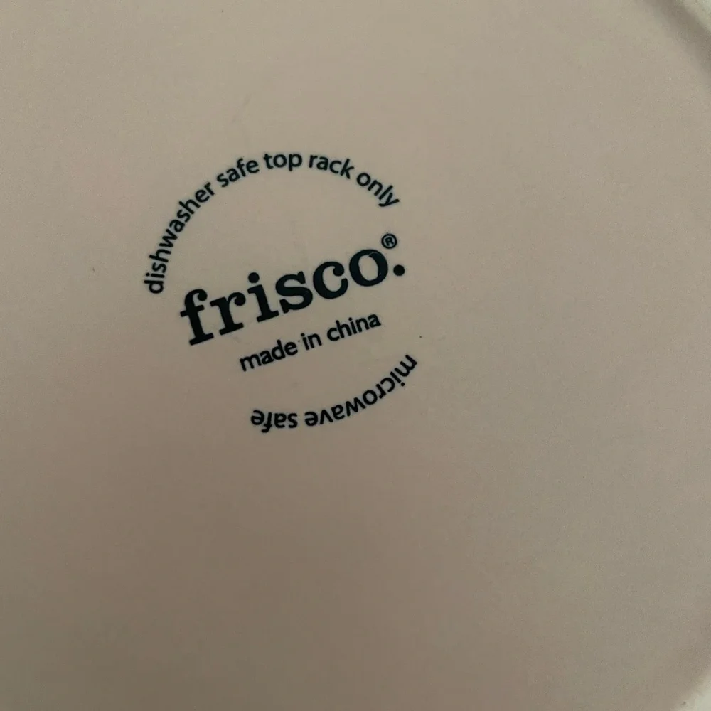FRISCO White Ceramic Dog Bowl with Bone Design - Picture 4 of 4